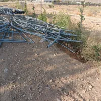 سازه گلخانه به مساحت1۷۵۰مترمربع بازشده ۱۱۰۰|مصالح و تجهیزات ساختمان|بیضا, |دیوار