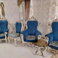 مبل ۹ نفره سلطنتی|مبلمان خانگی و میز عسلی|مشهد, راه آهن|دیوار
