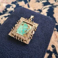 گردن آویز فیروزه نیشابور