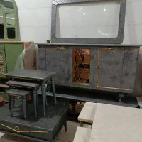 ست میز تلوزیون و آینه و کنسول تمام ام دی اف|میز تلویزیون|مرودشت, فاز دوم شهرک فرهنگیان|دیوار