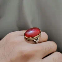 انگشتر عقیق سرخ