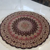فرش دستبافت دایره ۱/۵در۱/۵ گنبد.  ۵۰رج