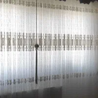پرده درحدنو قد2/45واسه پنجره سه متری نه مترپلیسه