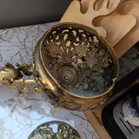 شکلات خوری برنز و یک جفت گنجشک|مجسمه، تندیس، ماکت|قم, شاد قلی|دیوار