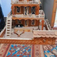 ماکت کشتی تایتانیک وخانه چوبی کار دست|مجسمه، تندیس، ماکت|شهریار, شهرک مصطفی خمینی|دیوار