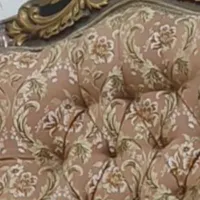 میز ناهار خوری شیشه ای با صندلیهای چوبی سلطنتی