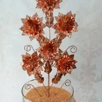 گلدان مسی ۶گل