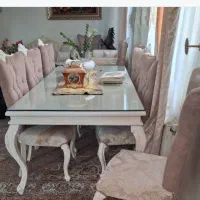 مبل ۹ نفره میز ناهار خوری ۸ نفره خیلی تمیز و سالم|مبلمان خانگی و میز عسلی|شهریار, شهریار|دیوار