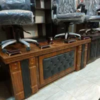 میز مدیریت وکیوم مدل چستر ستون ۷۰ سانت نونو