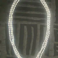 گردنبندمرواریدنقره ای سه رج اصل|جواهرات|تهران, آسمان|دیوار