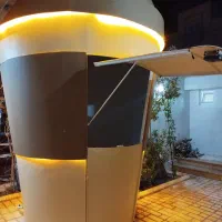 مغازه کیوسک طرح لیوان قهوه|کافیشاپ و رستوران|قم, گذر قلعه|دیوار