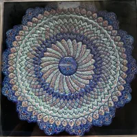 سینی میناکاری به شدت نفیس