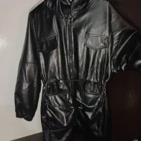 بارونی چرم وکاپشن ترند فری سایز