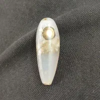 نگین اشکی شبه دار دست تراش کاملا طبیعی ۳۶۰درجه