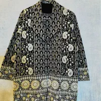 کت و مانتو مجلسی زنانه سنتی سوزن دوزی نو