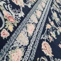 فرش ماشینی ۱۲۰۰ شانه ۹ متری سرمه ای طرح ترمه|فرش|تهران, تهرانسر غربی|دیوار