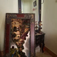 آینه و شمع دان و قاب