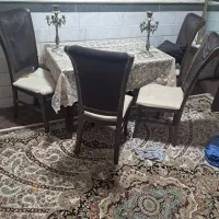 میز ناهار خوری|میز و صندلی غذاخوری|قم, امامزاده ابراهیم|دیوار