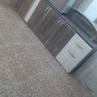 کابینت MDF تمیز با هود و سینک ظرفشویی|مصالح و تجهیزات ساختمان|رامهرمز, |دیوار