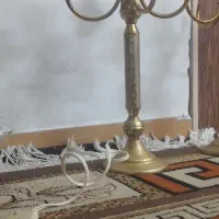 دو عدد شمعدانی|ریسه و چراغ تزئینی|سمنان, |دیوار