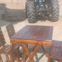 انواع مدل های میز نهار خوری چوب روس ضمانتی|میز و صندلی غذاخوری|میان جلگه, |دیوار