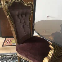 میز وصندلی منبت اصفهان|میز و صندلی غذاخوری|گنبد کاووس, |دیوار