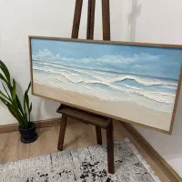 تابلو دکوراتیو طرح دریا