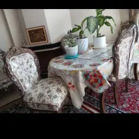 میزناهارخوری شش نفره همراه چهارعدد صندلی