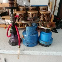 دو عدد پیکنیک یکی مسافرتی یک فلزی با یه قلیان کوچک