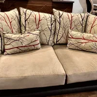 مبل راحتی مدرن ۷ نفره چرم و پارچه نانو|مبلمان خانگی و میز عسلی|شیراز, ستارخان|دیوار