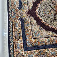 دو تخته فرش9متری700شانه سرمه‌ای رنگ|فرش|ایلام, |دیوار