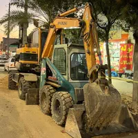 مینی بیل مکانیکی بابکت مینی لودرکمپرسی حمل نخاله