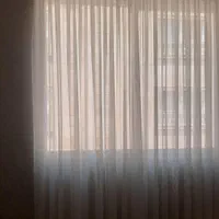 پرده حریر ساده و سفید