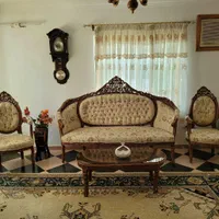 مبلمان استیل ۹ نفره با میز عسلی