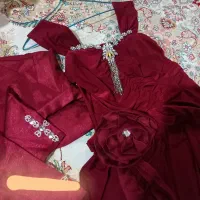 لباس مجلسی زیبا و شیک سنگ دوزی شده