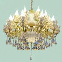 لوستر ۲۰ شعله سرامیکی ۱۲۰۰۰