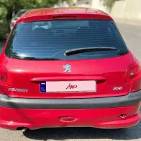 پژو ۲۰۶ مدل ۸۹ قرمز آلبالویی|خودرو سواری و وانت|آفتاب, |دیوار