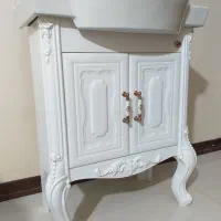 روشویی کابینتی آینه باکس بلند pvc|لوازم سرویس بهداشتی|تهران, هلال احمر|دیوار