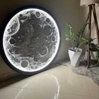 تابلو پتینه ماه عرض80 سانت