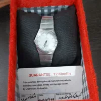 ساعت مچی امگا زنانه سیلور ب همراه ضمانت نامه