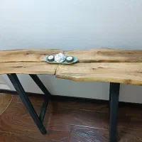 میز کنسول چوب گردو