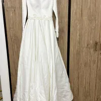 لباس عروس ساتن آمریکایی