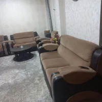 یک دست مبل هفت نفره  چوب نراط|مبلمان خانگی و میز عسلی|رودبنه, |دیوار