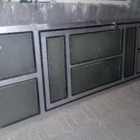درب آلمینیوم  وچوبی