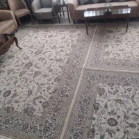 یک جفت ۶متری طرح افشان ویک عدد۹متری دستباف گونه|فرش|قرچک, زیبا شهر|دیوار