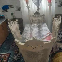 مبلمان نه نفره غذا خوری چهار نفره ست همدیگه|مبلمان خانگی و میز عسلی|دشتابی, |دیوار