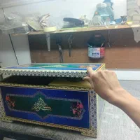 قران ۳۰ جز همراه با جعبه چوبی