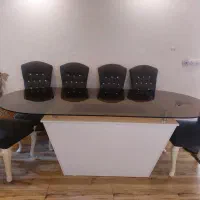 میز نهارخوری ۶ نفره سالم و تمیز|میز و صندلی غذاخوری|نوشهر, |دیوار