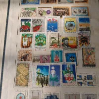 دو آلبوم عتیقه تمبر (تمبر ایرانی و خارجی)|کلکسیون سکه، تمبر، اسکناس|کرج, گوهردشت|دیوار