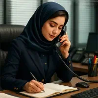 منشی خانم جهت شرکت